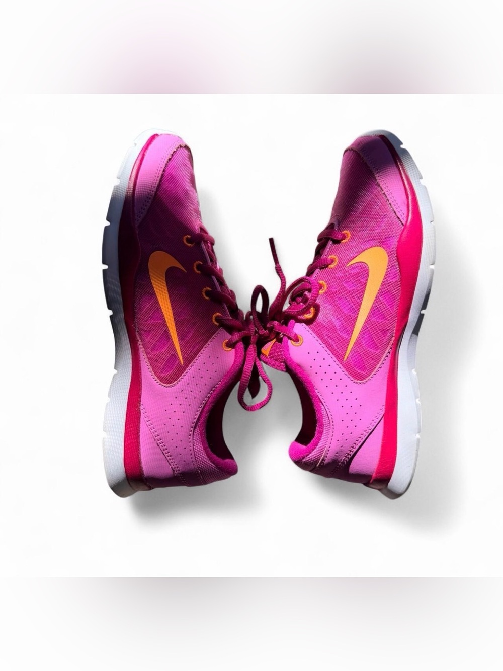 Nike Women's Hot Pink & Orange Training Sneakers